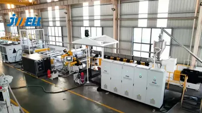 Large capacity PP sheet production line
